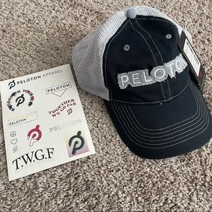 Peloton Trucker Hat + Stickers